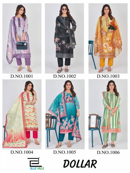 Dollar By Blue Hills Cotton Readymade Suits Catalog